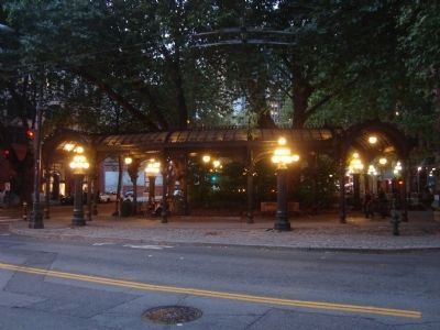 The Pioneer Square Pergola. Click for full size. The Pioneer Square Pergola image. Click for full size.