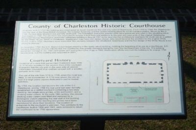 County of Charleston Historic Courthouse Marker image. Click for full size.