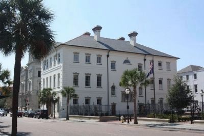 County of Charleston Historic Courthouse seen from Meeting Street and Courtyard view image. Click for full size.