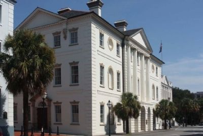 County of Charleston Historic Courthouse seen from Broad Street image. Click for full size.