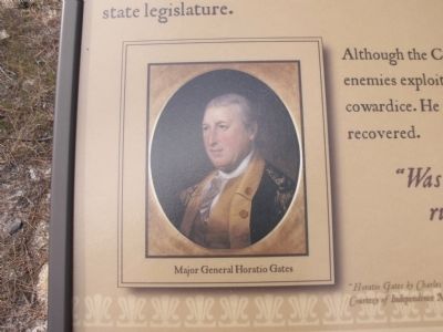 Major General Horatio Gates image. Click for full size.