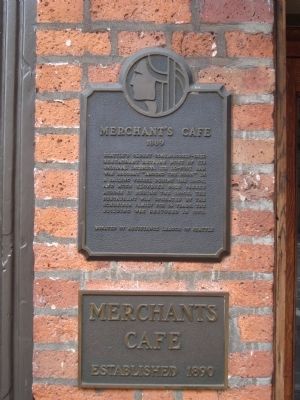 Merchants Cafe Marker image. Click for full size.