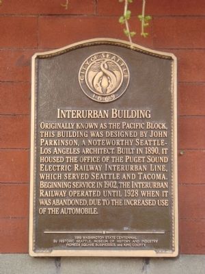 Interurban Building Historical Marker