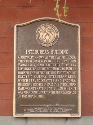 Interurban Building Marker image. Click for full size.