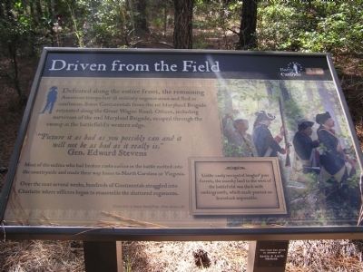 Driven from the Field Marker. Click for full size. Driven from the Field Marker image. Click for full size.