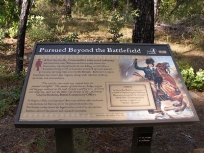 Pursued Beyond the Battlefield Marker image. Click for full size.