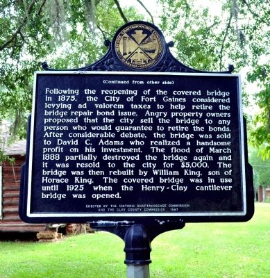 The Old Lattice Bridge Marker, Side 2 image. Click for full size.