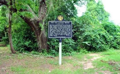 The Old Lattice Bridge Marker image. Click for full size.