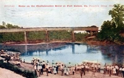 The Old Lattice Bridge over the Chattahoochee River image. Click for full size.