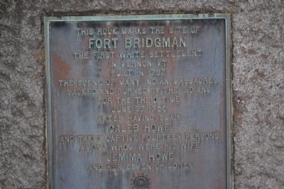Fort Bridgman Marker image. Click for full size.