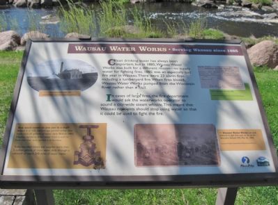 Wausau Water Works Marker image. Click for full size.