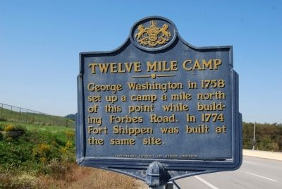 Twelve Mile Camp Marker image. Click for full size.