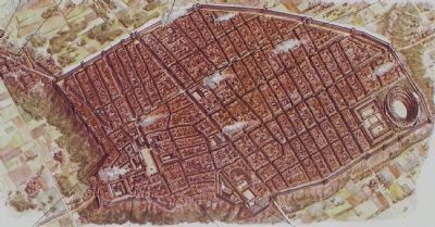 <i>Pompei Giubileo</i> [Pompeii Jubilee] 2000 Marker, close-up of the image. Click for full size.
