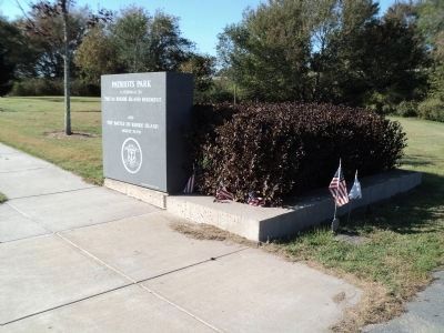 Marker in Patriots Park. Click for full size. Marker in Patriots Park image. Click for full size.