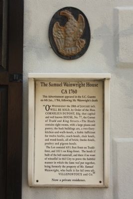 The Samuel Wainwright House Marker image. Click for full size.