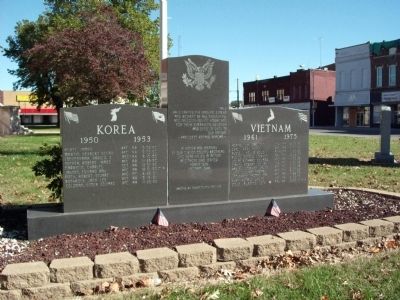 Full View - - Gibson County Korean - Vietnam Honor Rolls Marker. Click for full size. Full View - - Gibson County Korean - Vietnam Honor Rolls Marker image. Click for full size.