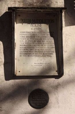 Harth-Middleton House Marker includes image. Click for full size.