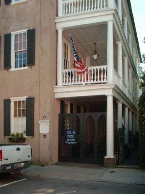 Jacob Motte House and Marker image. Click for full size.