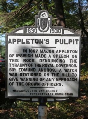 Appletons Pulpit Marker. Click for full size. Appletons Pulpit Marker image. Click for full size.