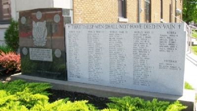 Atchison County War Memorial Marker. Click for full size. Atchison County War Memorial Marker image. Click for full size.