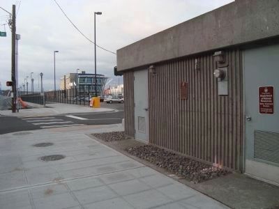 Kings St. Coal Wharf - Skinner & Eddy Shipyards - Site of Hooverville Marker image. Click for full size.