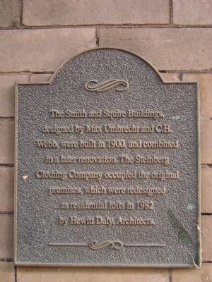 Smith and Squire Buildings Marker image. Click for full size.