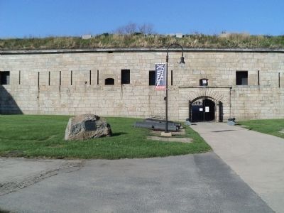 Entrance to Fort Adams image. Click for full size.
