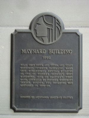 Maynard Building Marker image. Click for full size.