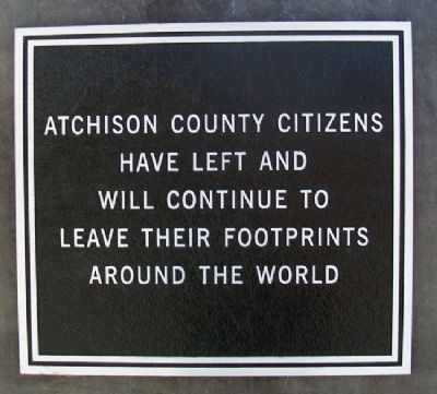 Atchison County Walk of Honor Marker image. Click for full size.