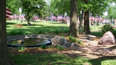 Legion Memorial Park Lily Pond image. Click for full size.