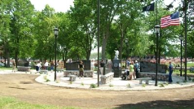Nemaha County Veterans Memorial image. Click for full size.