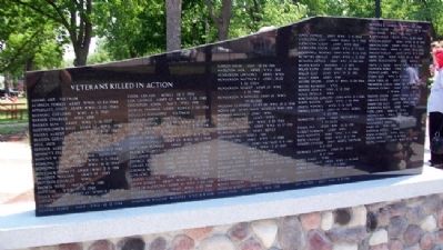 Nemaha County Veterans Memorial Honor Roll image. Click for full size.