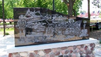 Nemaha County Veterans Memorial Artwork image. Click for full size.
