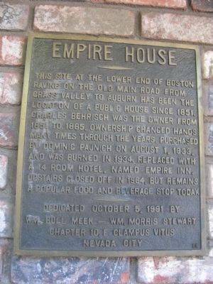 Empire House Marker image. Click for full size.