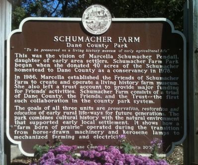 Schumacher Farm Marker. Click for full size. Schumacher Farm Marker image. Click for full size.