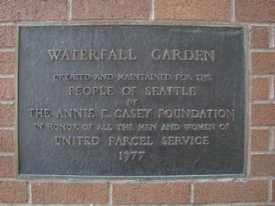 Waterfall Garden Plaque image. Click for full size.