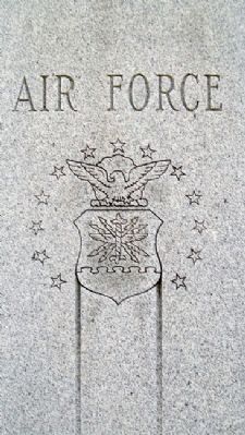 Johnson County Veterans Memorial USAF image. Click for full size.