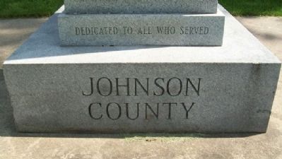 Johnson County Veterans Memorial image. Click for full size.