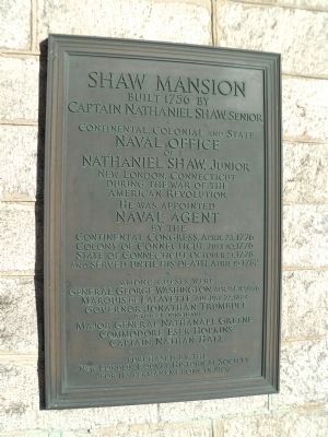 Shaw Mansion Marker image. Click for full size.