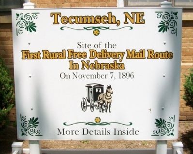 Rural Free Delivery Marker image. Click for full size.
