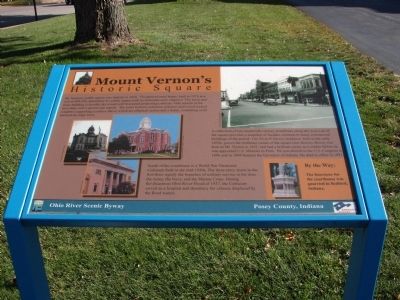 Mount Vernon's Historic Square Marker. Click for full size. Mount Vernon's Historic Square Marker image. Click for full size.