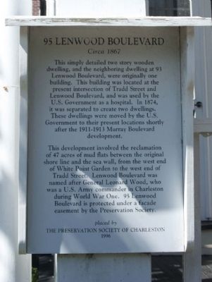 95 Lenwood Boulevard Marker image. Click for full size.