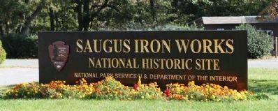 Saugus Iron Works-National Park Service-National Historic Site image. Click for full size.