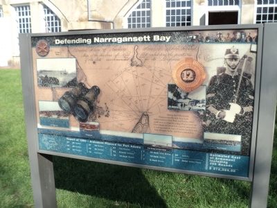 Defending Narragansett Bay Marker image. Click for full size.