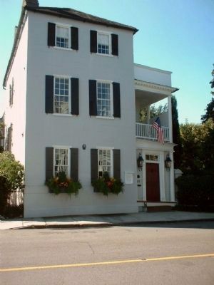 The Colonel James English House and Marker at 49 South Battery image. Click for full size.