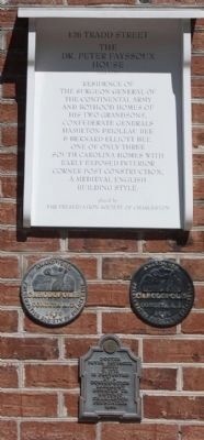 126 Tradd Street The Dr. Peter Fayssoux House Marker including. Click for full size. 126 Tradd Street The Dr. Peter Fayssoux House Marker including image. Click for full size.
