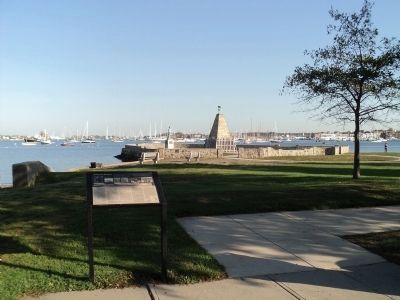 Marker in Kings Park. Click for full size. Marker in Kings Park image. Click for full size.