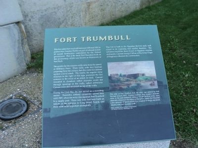 Fort Trumbull Marker image. Click for full size.