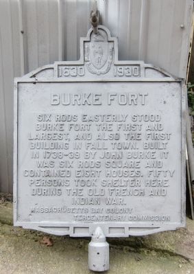 Burke Fort Marker image. Click for full size.