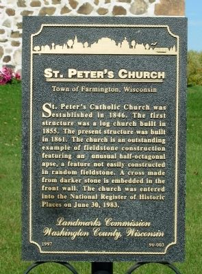 St. Peter’s Church Marker. Click for full size. St. Peter’s Church Marker image. Click for full size.